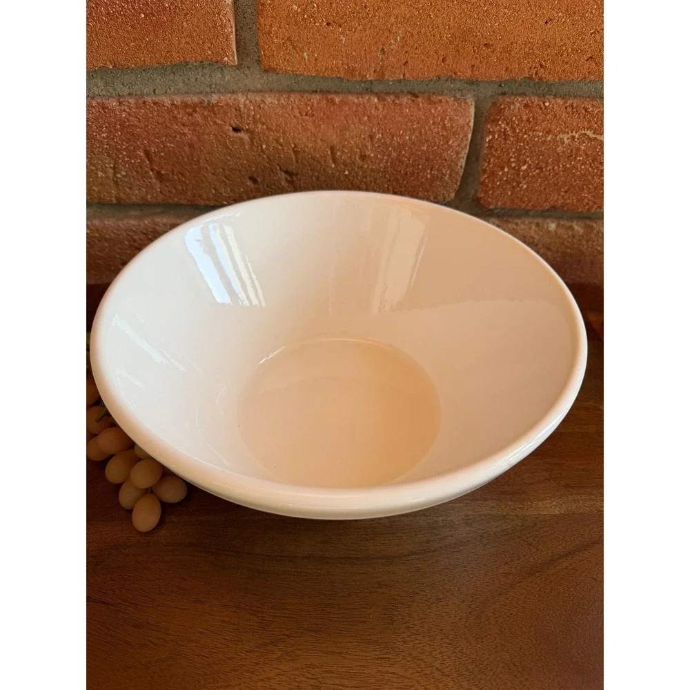Vieux Provence Green Trim Large Salad Serving Bowl